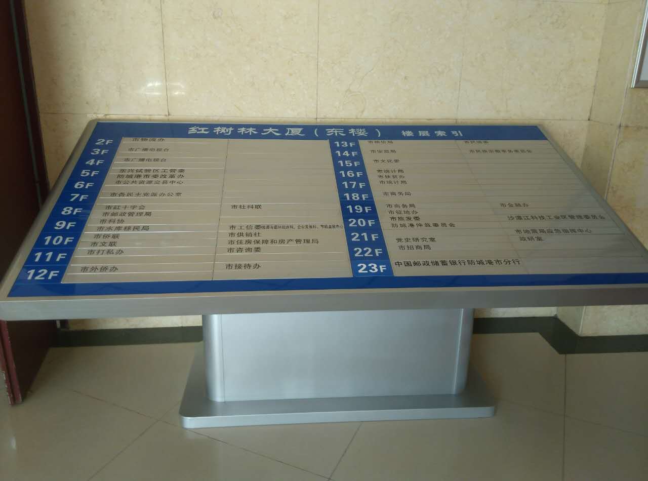 楼层总索引设计制作案例