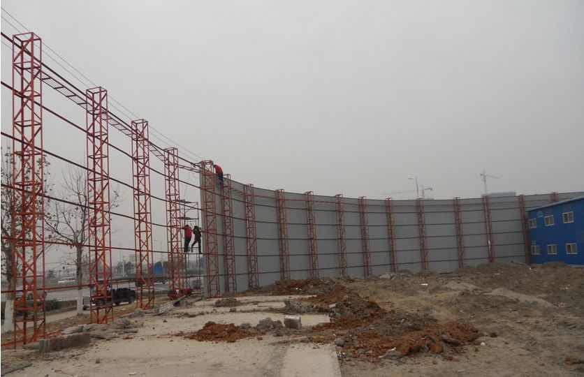 房地产建筑施工工地项目为什么要制作围挡?