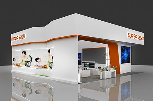 苏泊尔展台搭建展览设计成品展示